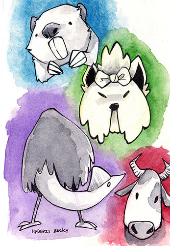 Animals from shapes