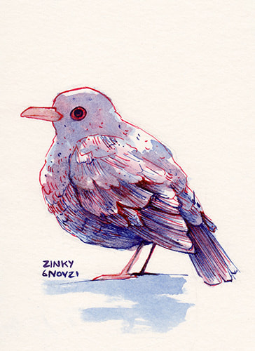 ink test bird